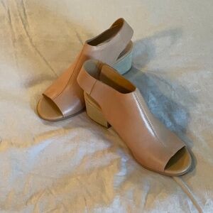 Kork-Ease Tan Leather Mules
